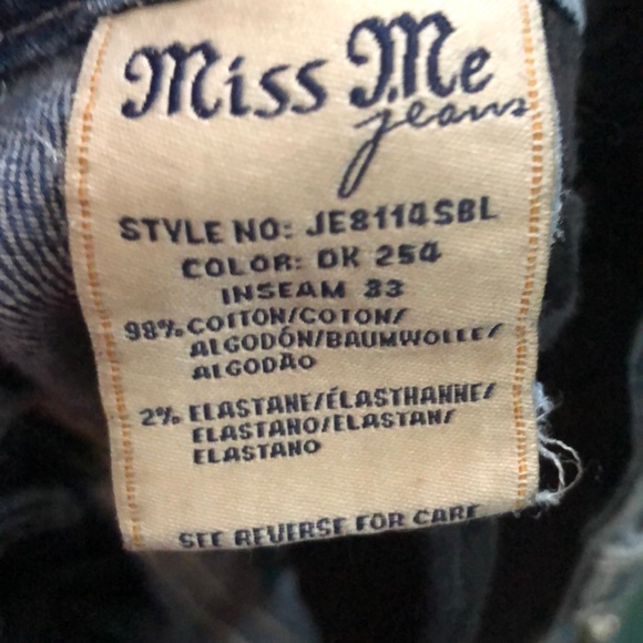 Miss Me Jeans 26 - Picture 5 of 5